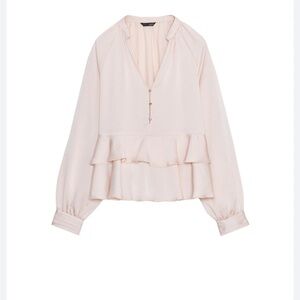 Zara Women's Blouse in Soft Cream